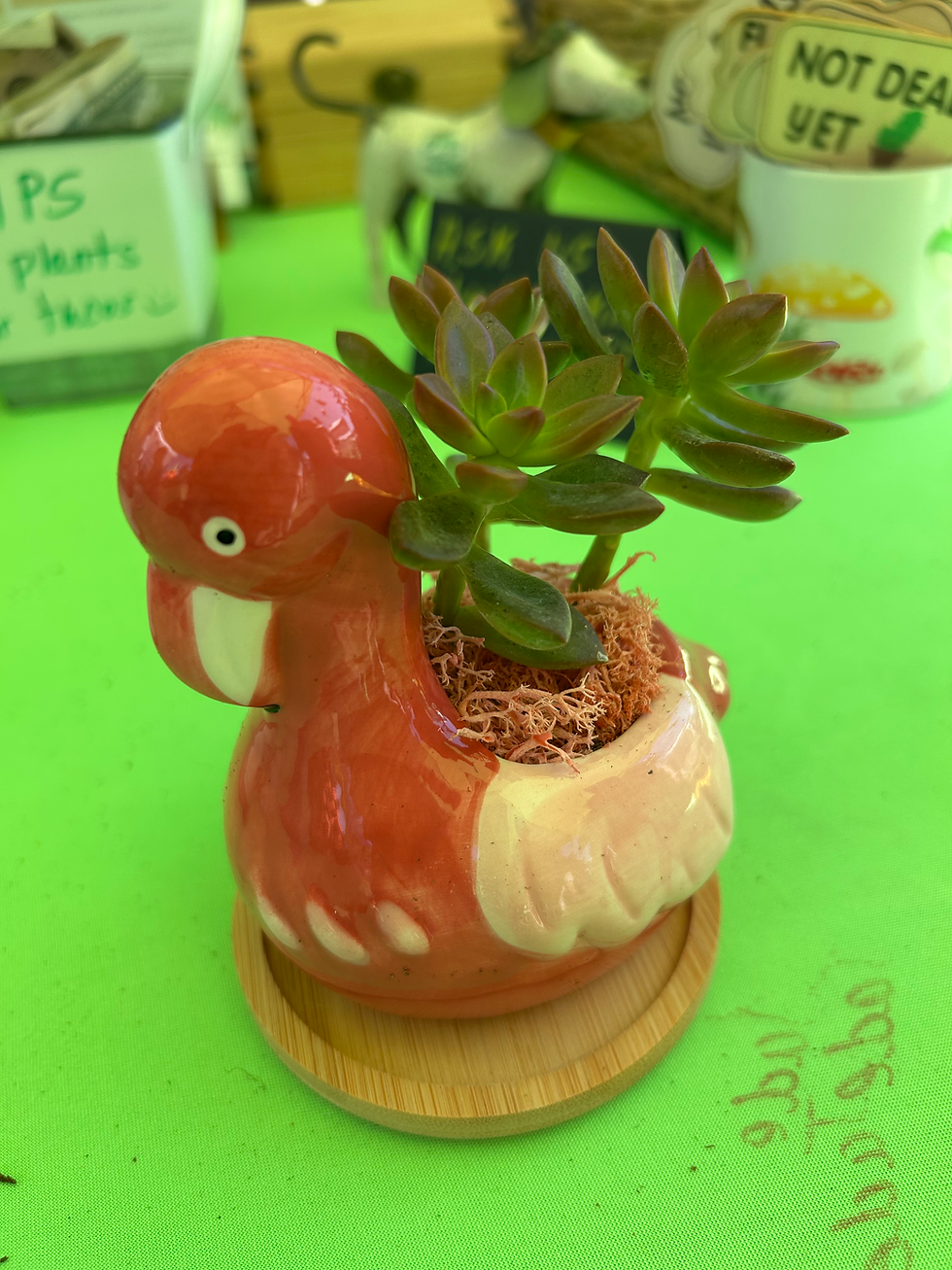 Flamingo Animal Pot